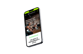 Website for activewear shop